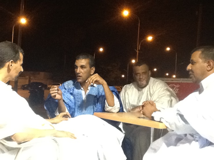 صورة من الأجتماع الذي عقد بجهود من محمدمحمود أبو المعالي ومحمد ولد مالوكيف 